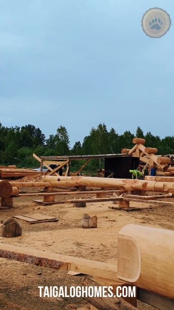 Деревянные дома: заглянем на строительную площадку смотреть онлайн