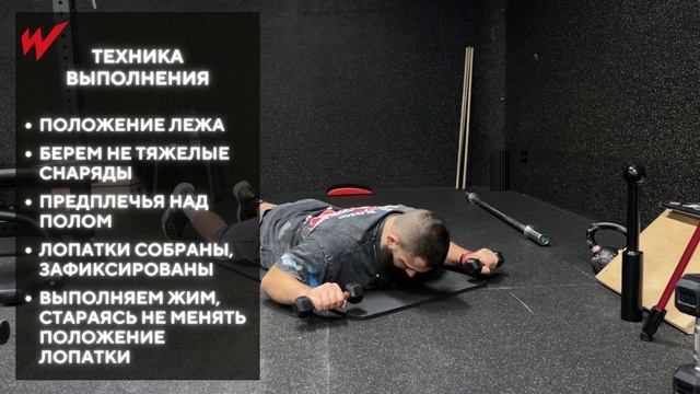 Жим гантелями лежа на животе IMG 3888