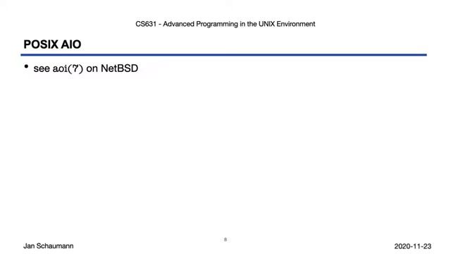 UNIX24-12-4 Advanced Programming in the UNIX Environment_ Week 12, Segment 4 - Asynchronous & Memory смотреть онлайн