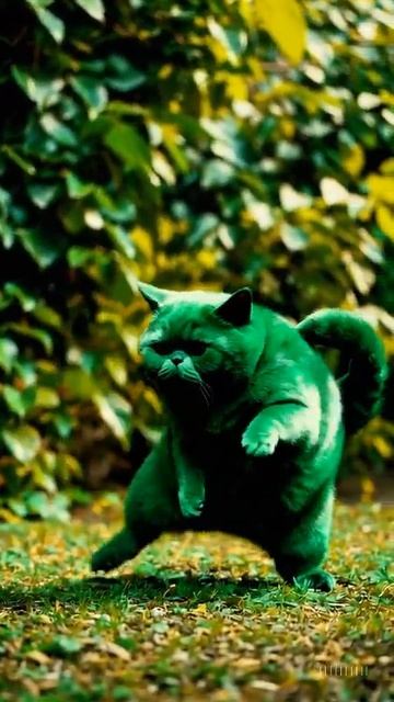 Зелёный кот — король танцпола! смотреть онлайн