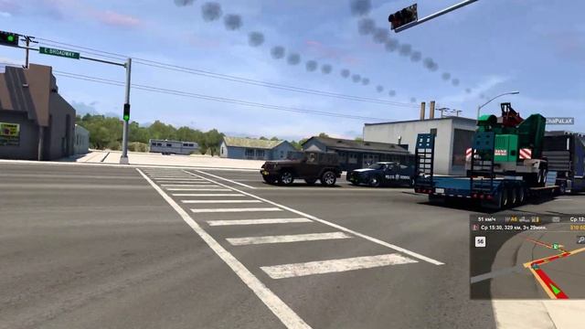 American Truck Simulator Едем в Альбукерке по горам смотреть онлайн