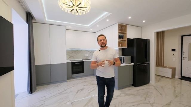 Обзор квартиры 64 м2. Реализация дизайн проекта в стиле современная классика. Kale Color Смоленск смотреть онлайн