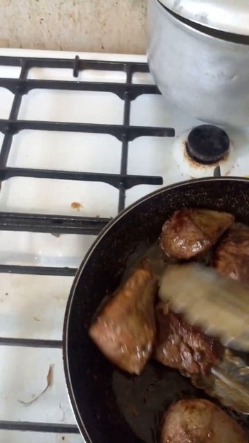 Вкуснейшая жареная печень!!! смотреть онлайн