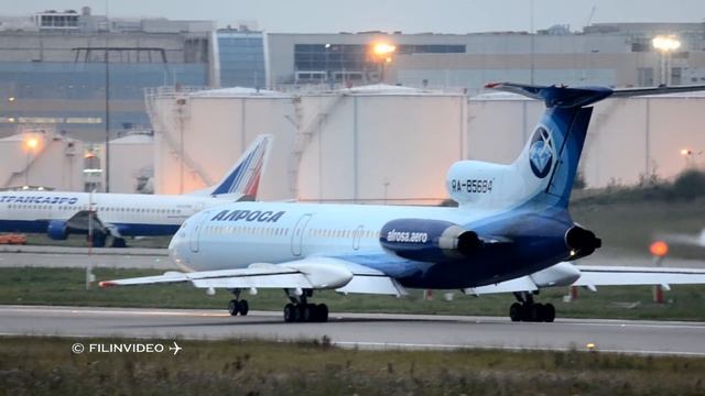✈Ту-154 RA-85684 - Жив курилка! . Аэропорт Домодедово 2017 смотреть онлайн