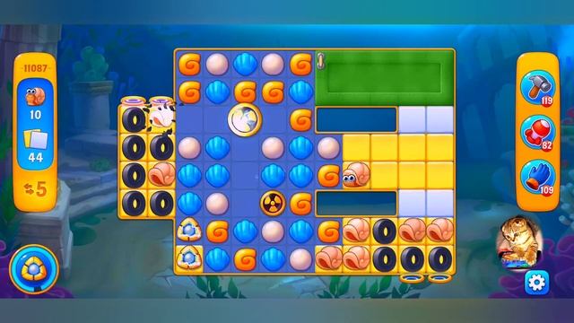 фишдом 2023 # 11087 уровень - прохождение без бустеров # Fishdom, 11087 level - no Boosters. смотреть онлайн