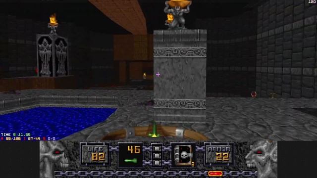 ЛОГОВО КУЛЬТИСТОВ [] Heretic: Shadow of the Serpent Riders E6M2 [Black Plague - 100%] смотреть онлайн