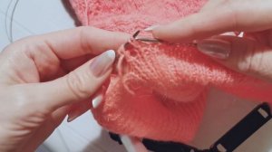 Патентный край на 3 петли🧶❄️