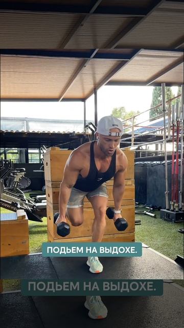 Наклоны с гантелями в упоре о стену. Спиной к стене, уп? смотреть онлайн