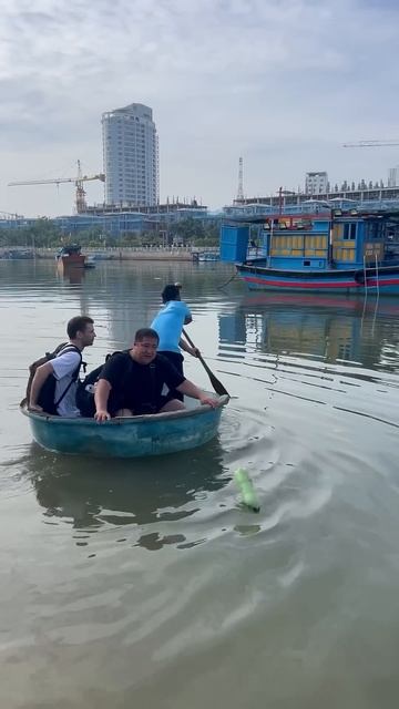 Как придумали КРУГЛЫЕ ЛОДКИ во Вьетнаме #nhatrang #fishing #fish