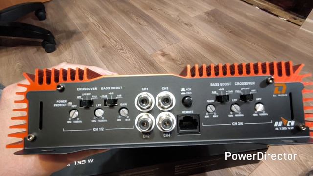 Распаковка и подключение 4 канального усилителя от компании DL Audio Ravon 4.135 V 2 смотреть онлайн