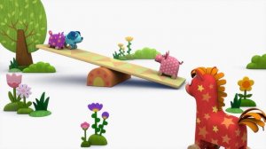 Раскраска Деревяшки — Качели — Серия 9