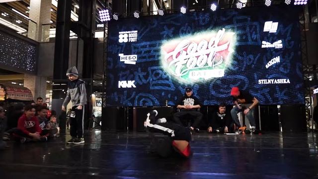 Цыганков Влад Vs Сантим  | 1/4  Break Dance Kids | GOOD FOOT BATLE 2019