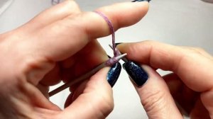 Как связать шнурок (завязку)методом I-cord  спицами