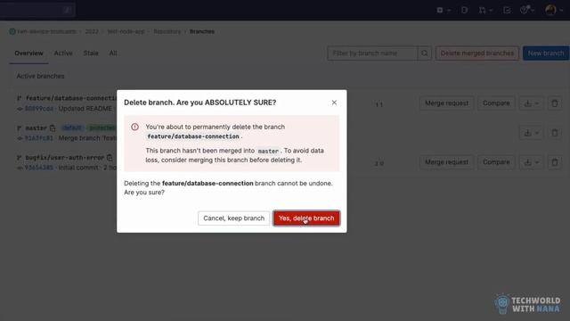 3.8 Deleting Branches смотреть онлайн