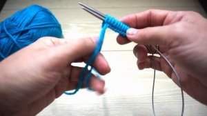 Урок 1  Набор петель на спицы