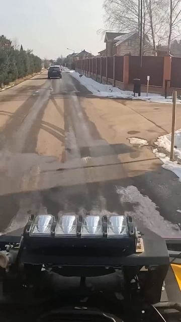 Выезжаем катать #automobile #снегоход #atv #snow #stels #offroad #mud #winter #brp #stelsleopard