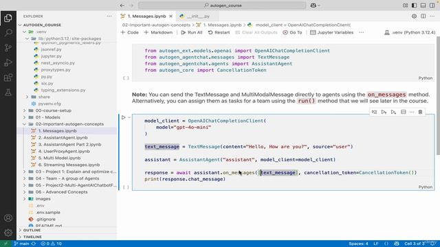 3 -AutoGen AgentChat Understanding Agents смотреть онлайн
