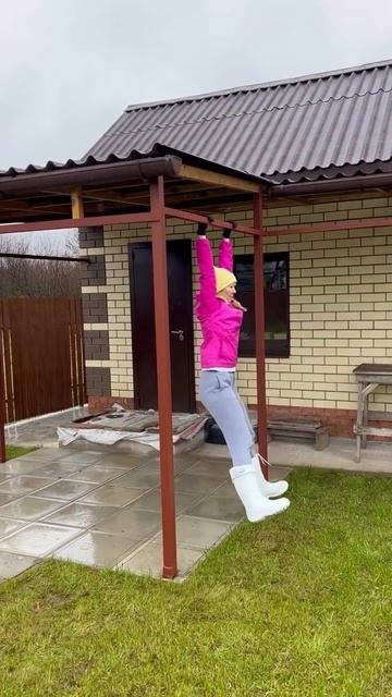 Навес к сараю. Часть 3. #свойдом #навес. смотреть онлайн