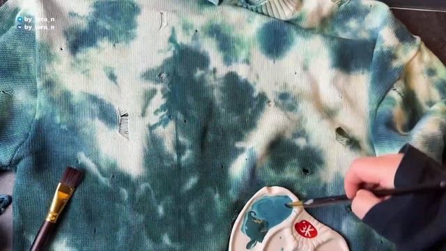 Кастом 5 небанальных зимних вещей ❄️ | Роспись одежды смотреть онлайн