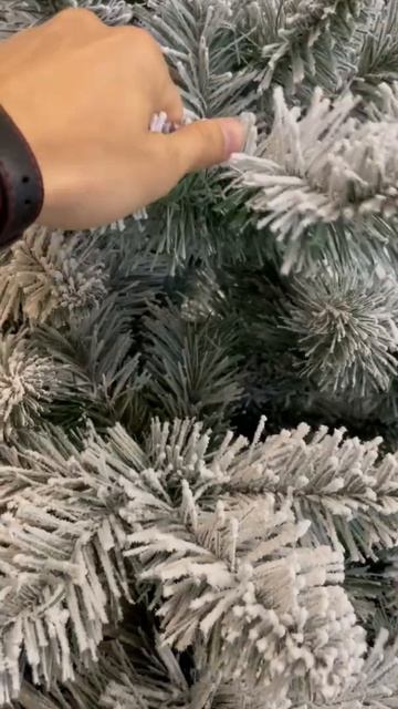 Елка искусственная заснеженная смотреть онлайн