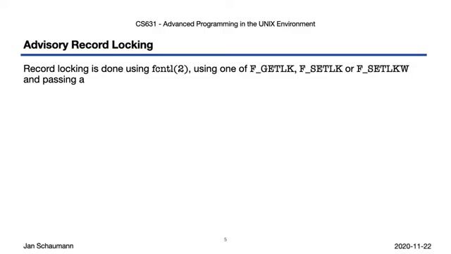 UNIX24-12-3 Advanced Programming in the UNIX Environment_ Week 12, Segment 3 - Resource Locking смотреть онлайн