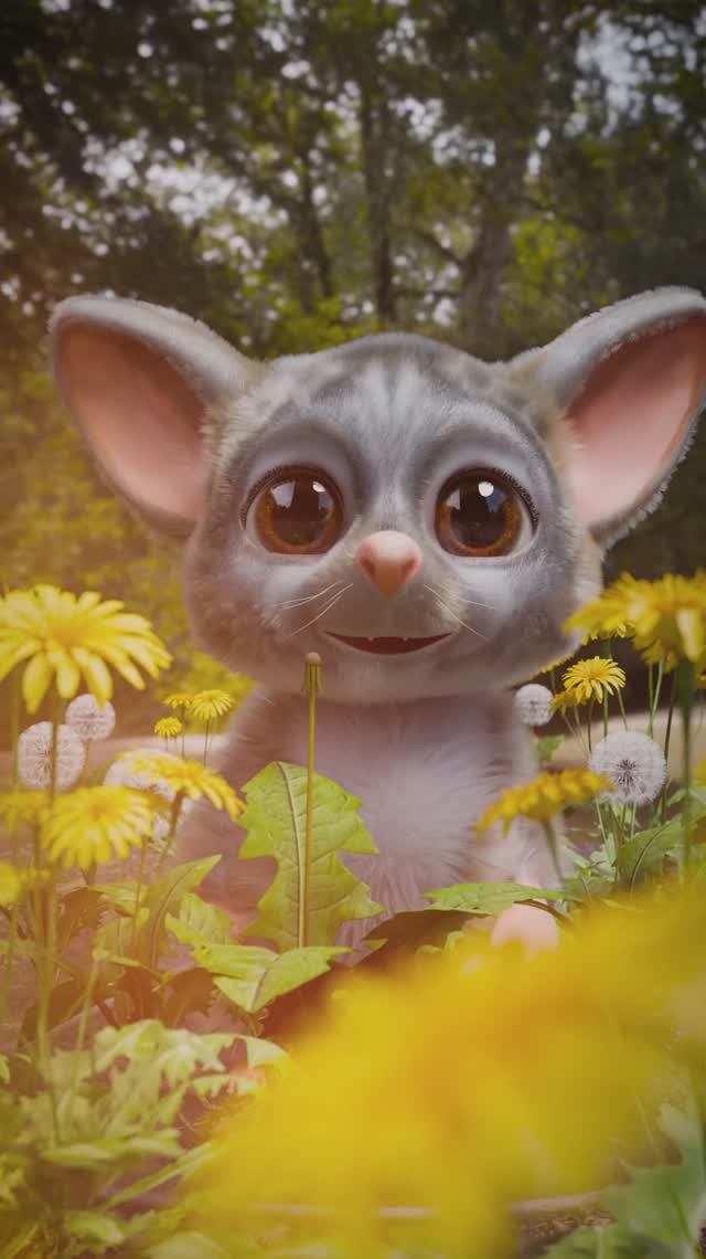 Демидовский Галаго празднует день одуванчика и ждёт тёплую погоду смотреть онлайн