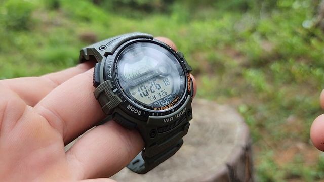 Часы для Рыбалки CASIO WS-1200H (Fishing Timer) смотреть онлайн