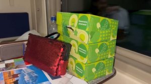 НОЧЬ в ДВУХЭТАЖНОМ ПОЕЗДЕ👉 снимаю на ТЕЛЕФОН ❤