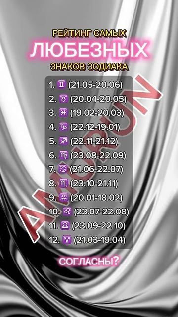 Рейтинг самых любезных знаков зодиака