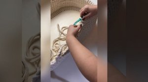 Люлька крючком из шнура (Часть 5): Как связать ручки.