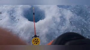 Зимняя рыбалка на хариуса 🎣  на Байкале🌎