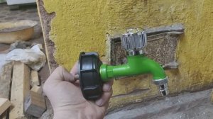 Делаю кран для кубика на дачу