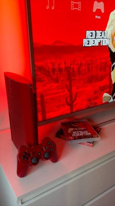 Red Dead Redemption | PlayStation 3 Red Super Slim #playstation #ps3 #reddeadredemption смотреть онлайн
