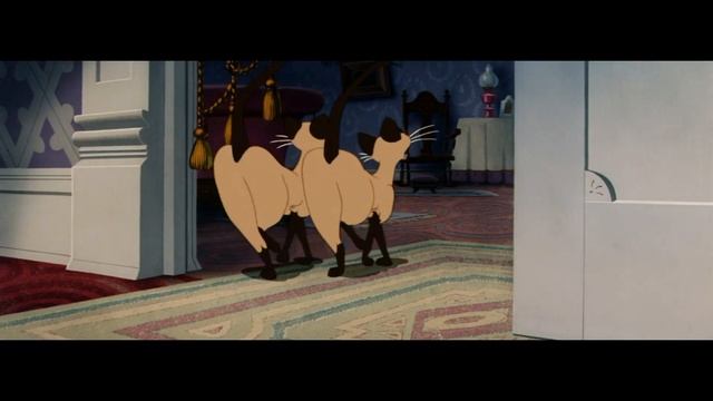 Леди и Бродяга. Сиамские кошки. смотреть онлайн