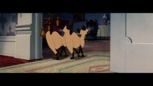 Леди и Бродяга. Сиамские кошки.