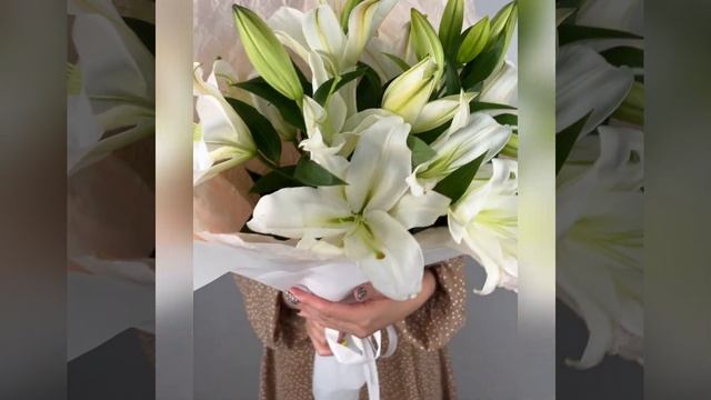 №50441 Букет белая лилия смотреть онлайн