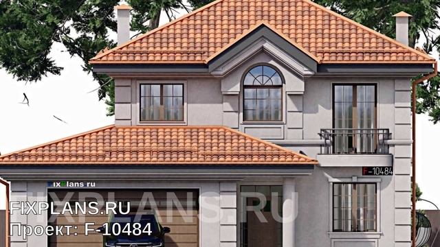 Проект двухэтажного дома F-10484