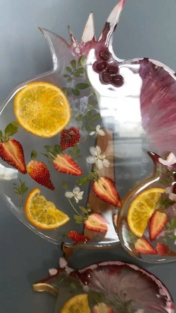 Гранат набор из эпоксидный смолы #snellart #эпоксиднаясмо?