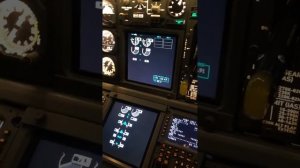 Взлёт  Boeing 737-800 из кабины