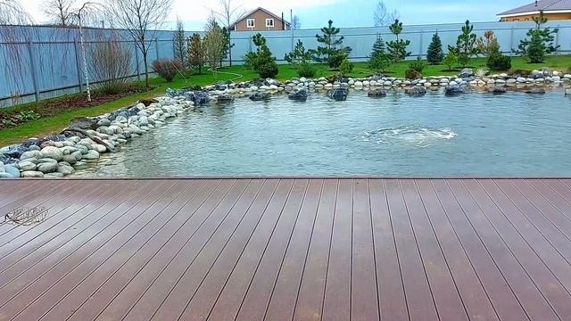 Дачный прудик | садовый пруд | пруд для купания