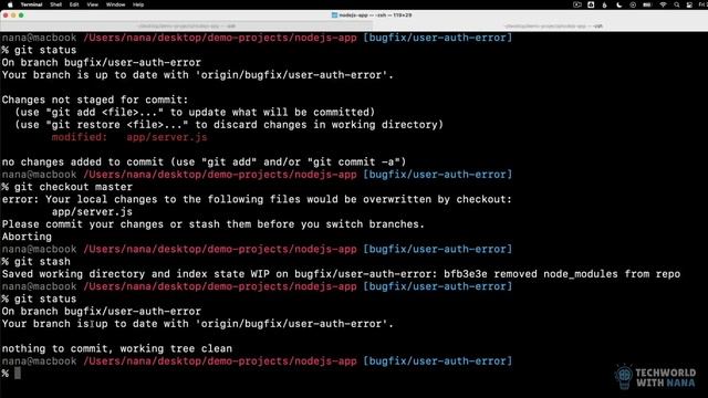 3.12 Git stash смотреть онлайн