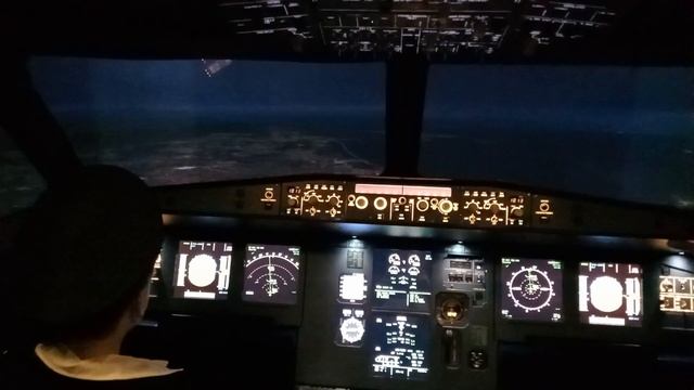 Самолёт Airbus A320 neo в кабине, авиа тренажёр смотреть онлайн