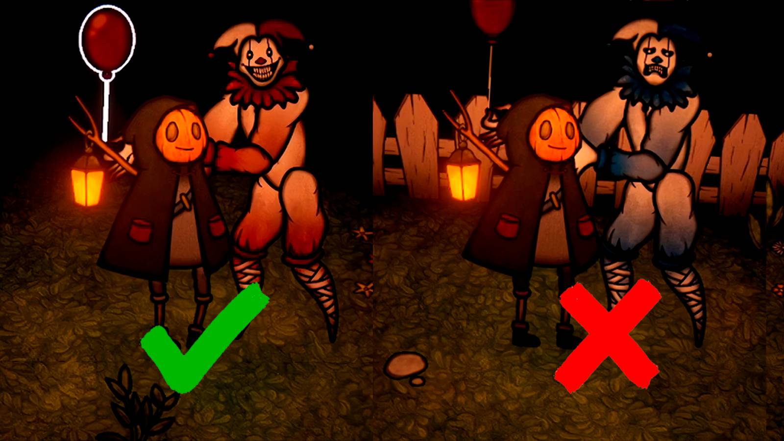 [Не ГАЙД] как НЕ НАДО вести себя с клоуном│PUMPKIN PANIC│⟨№2⟩