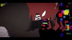 анимация глич вирус  в  FNF