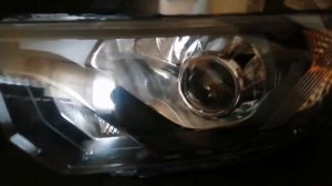 Установка билед линз Aozoom A19 в Лада Гранта.