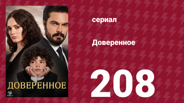 Доверенное 1 сезон 208 серия (сериал, 2020)
