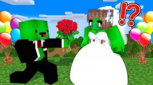 Майки ЖЕНИЛСЯ Джей Джей прервал СВАДЬБУ— Мультик с Персонажами Майнкрафт