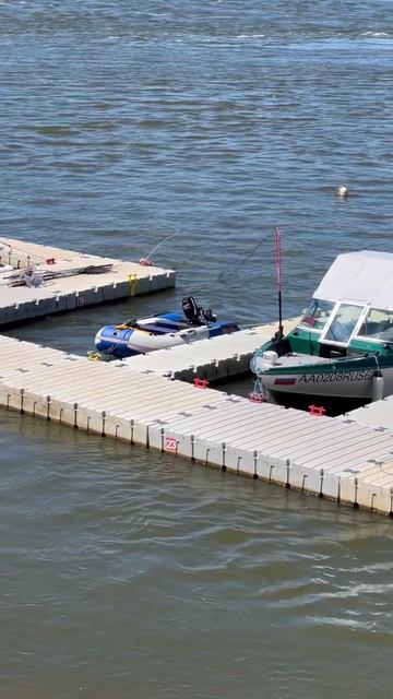 Надувной Титаник)) #fishing #рыбалка