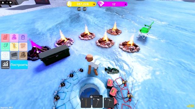 КАК ЗАРАБОТАТЬ МНОГО ДЕНЕГ В ICE FISHING SIMULATOR ROBLOX? ГАЙД ДЛЯ смотреть онлайн
