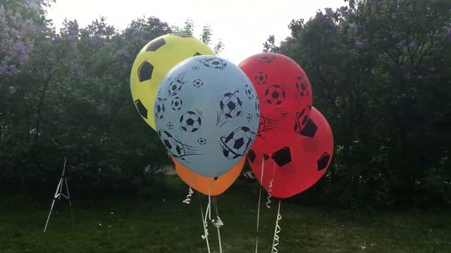 Воздушные шары "Футбол" смотреть онлайн